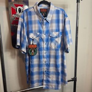 Dixxon Flannel Co Shirt Men 3XL Blue Rincon Button Up D Lux‎ Bamboo Blend
